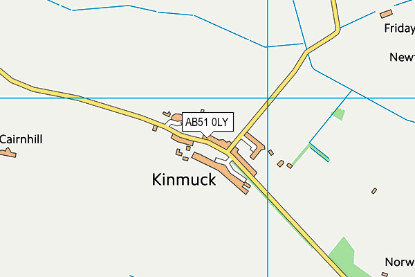AB51 0LY map - OS VectorMap District (Ordnance Survey) AB51 0LY map - OS VectorMap District (Ordnance Survey)