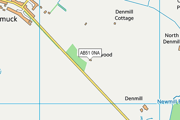 AB51 0NA map - OS VectorMap District (Ordnance Survey) AB51 0NA map - OS VectorMap District (Ordnance Survey)