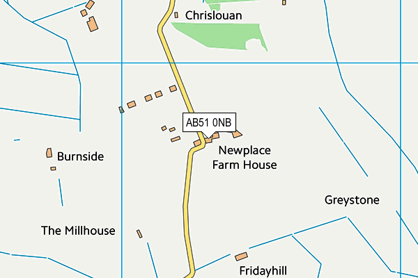 AB51 0NB map - OS VectorMap District (Ordnance Survey) AB51 0NB map - OS VectorMap District (Ordnance Survey)