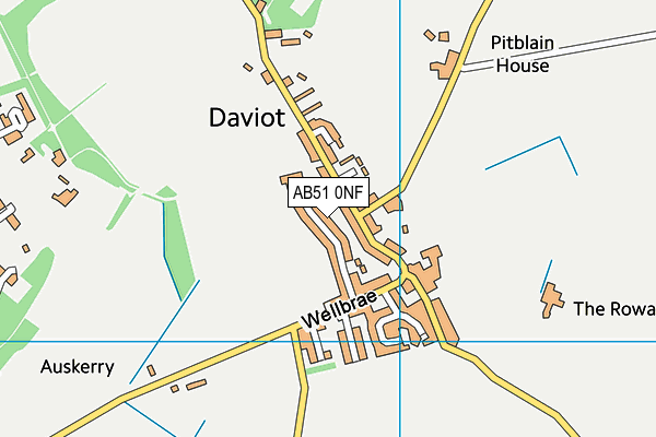 AB51 0NF map - OS VectorMap District (Ordnance Survey) AB51 0NF map - OS VectorMap District (Ordnance Survey)