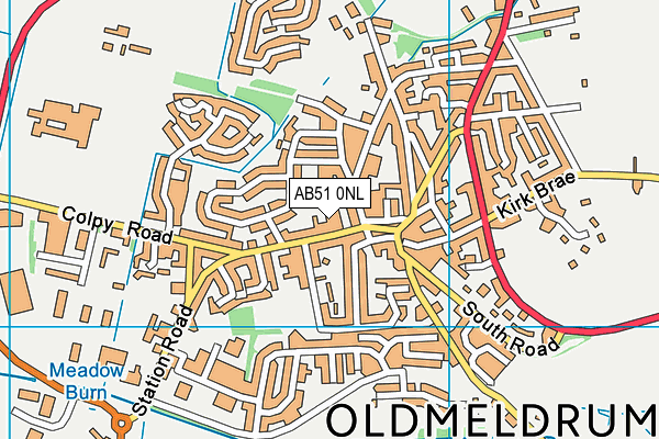 AB51 0NL map - OS VectorMap District (Ordnance Survey) AB51 0NL map - OS VectorMap District (Ordnance Survey)