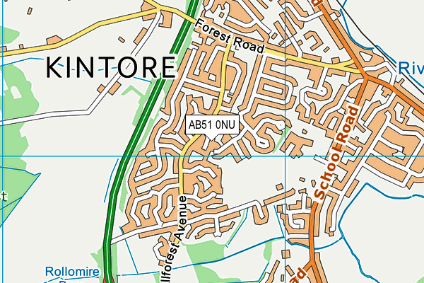 AB51 0NU map - OS VectorMap District (Ordnance Survey) AB51 0NU map - OS VectorMap District (Ordnance Survey)