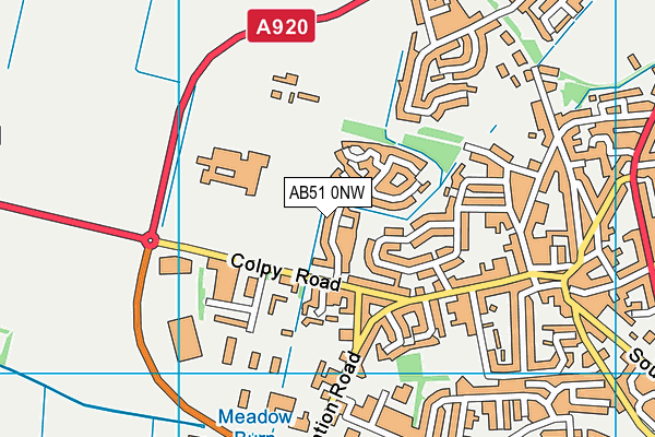 AB51 0NW map - OS VectorMap District (Ordnance Survey) AB51 0NW map - OS VectorMap District (Ordnance Survey)