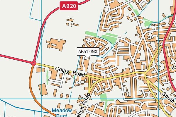 AB51 0NX map - OS VectorMap District (Ordnance Survey) AB51 0NX map - OS VectorMap District (Ordnance Survey)