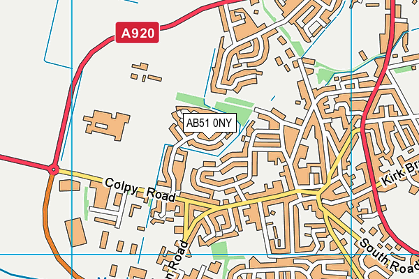 AB51 0NY map - OS VectorMap District (Ordnance Survey) AB51 0NY map - OS VectorMap District (Ordnance Survey)