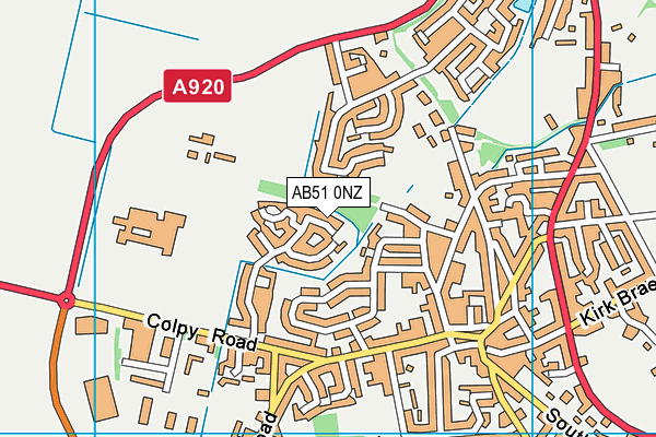 AB51 0NZ map - OS VectorMap District (Ordnance Survey) AB51 0NZ map - OS VectorMap District (Ordnance Survey)
