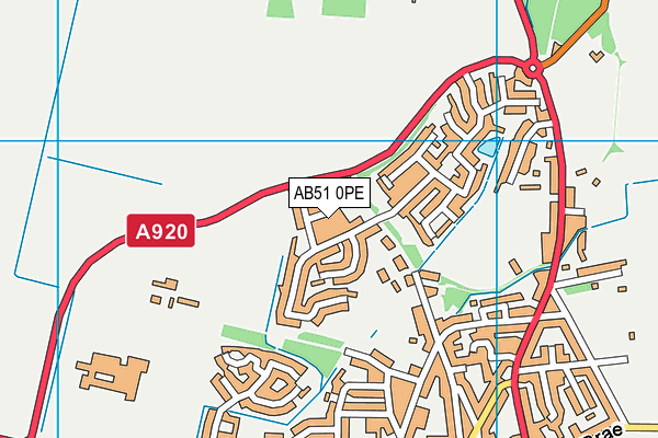 AB51 0PE map - OS VectorMap District (Ordnance Survey) AB51 0PE map - OS VectorMap District (Ordnance Survey)