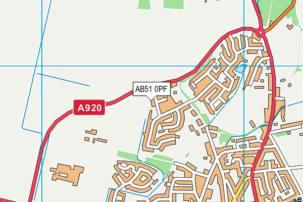 AB51 0PF map - OS VectorMap District (Ordnance Survey) AB51 0PF map - OS VectorMap District (Ordnance Survey)