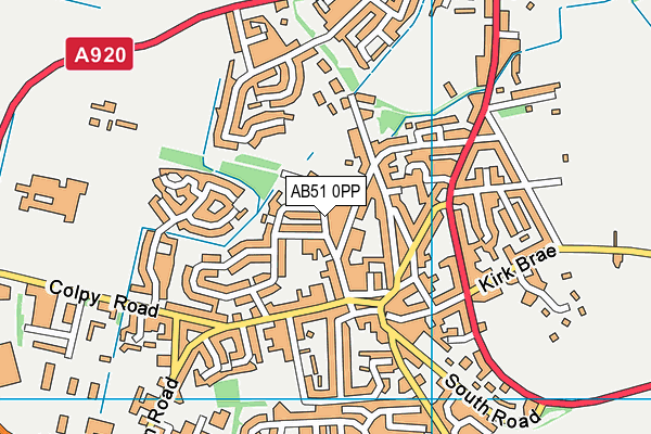 AB51 0PP map - OS VectorMap District (Ordnance Survey) AB51 0PP map - OS VectorMap District (Ordnance Survey)