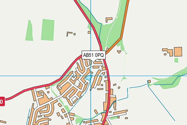 AB51 0PQ map - OS VectorMap District (Ordnance Survey) AB51 0PQ map - OS VectorMap District (Ordnance Survey)