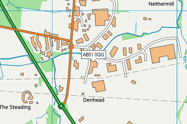 AB51 0QG map - OS VectorMap District (Ordnance Survey) AB51 0QG map - OS VectorMap District (Ordnance Survey)