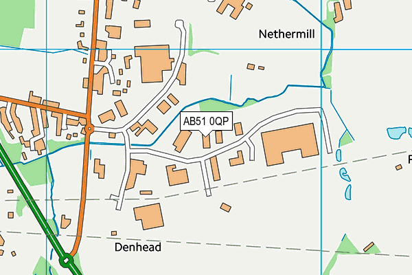 AB51 0QP map - OS VectorMap District (Ordnance Survey) AB51 0QP map - OS VectorMap District (Ordnance Survey)