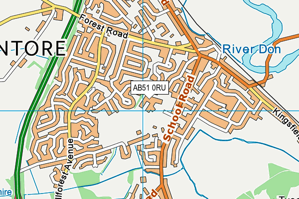 AB51 0RU map - OS VectorMap District (Ordnance Survey) AB51 0RU map - OS VectorMap District (Ordnance Survey)