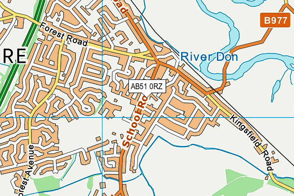 AB51 0RZ map - OS VectorMap District (Ordnance Survey) AB51 0RZ map - OS VectorMap District (Ordnance Survey)