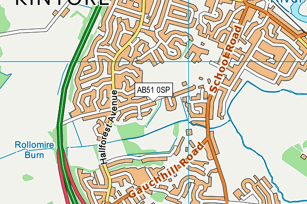 AB51 0SP map - OS VectorMap District (Ordnance Survey) AB51 0SP map - OS VectorMap District (Ordnance Survey)