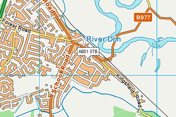 AB51 0TB map - OS VectorMap District (Ordnance Survey) AB51 0TB map - OS VectorMap District (Ordnance Survey)