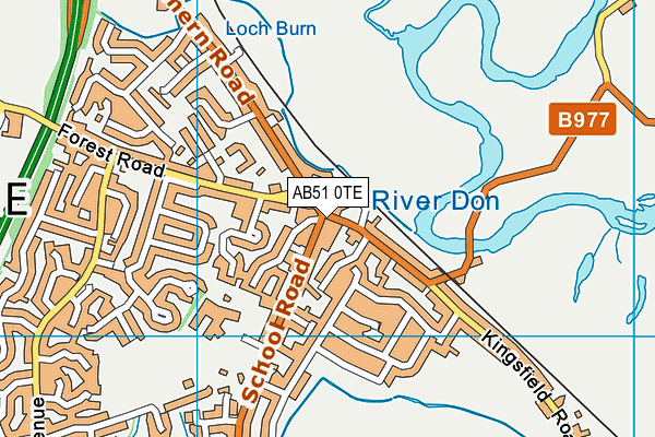 AB51 0TE map - OS VectorMap District (Ordnance Survey) AB51 0TE map - OS VectorMap District (Ordnance Survey)