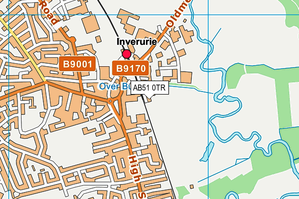 AB51 0TR map - OS VectorMap District (Ordnance Survey) AB51 0TR map - OS VectorMap District (Ordnance Survey)