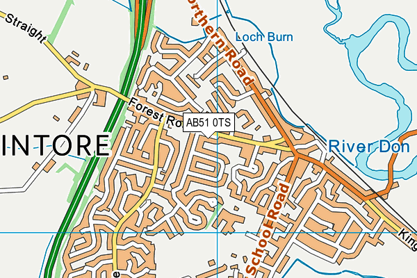 AB51 0TS map - OS VectorMap District (Ordnance Survey) AB51 0TS map - OS VectorMap District (Ordnance Survey)