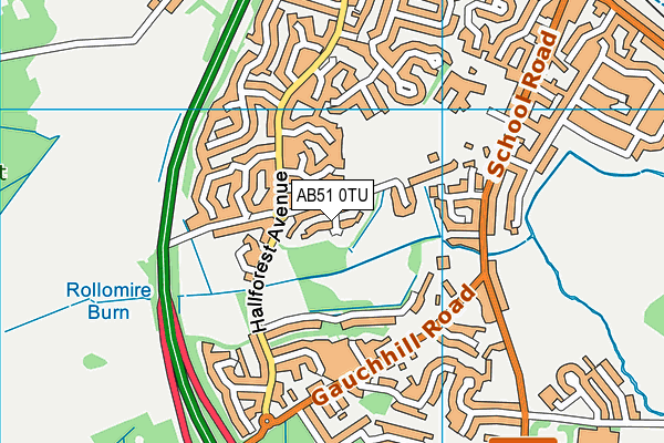 AB51 0TU map - OS VectorMap District (Ordnance Survey) AB51 0TU map - OS VectorMap District (Ordnance Survey)