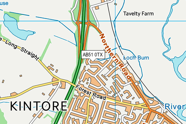 AB51 0TX map - OS VectorMap District (Ordnance Survey) AB51 0TX map - OS VectorMap District (Ordnance Survey)