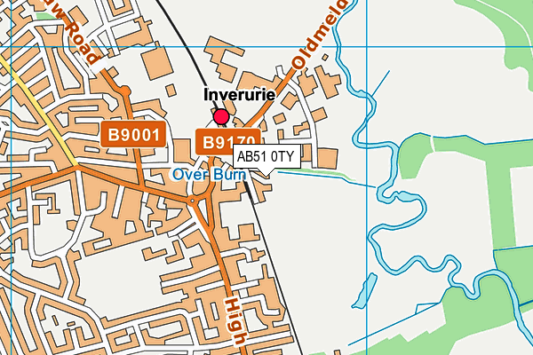 AB51 0TY map - OS VectorMap District (Ordnance Survey) AB51 0TY map - OS VectorMap District (Ordnance Survey)