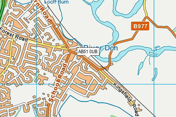 AB51 0UB map - OS VectorMap District (Ordnance Survey) AB51 0UB map - OS VectorMap District (Ordnance Survey)