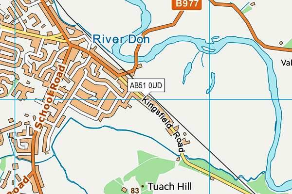 AB51 0UD map - OS VectorMap District (Ordnance Survey) AB51 0UD map - OS VectorMap District (Ordnance Survey)