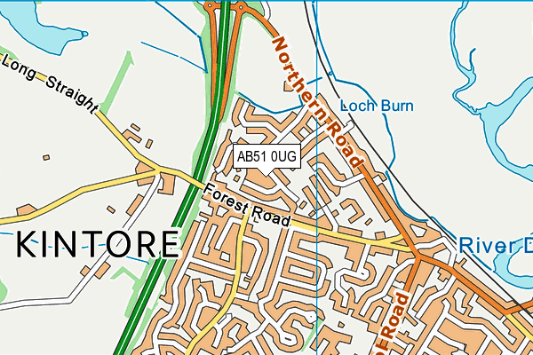 AB51 0UG map - OS VectorMap District (Ordnance Survey) AB51 0UG map - OS VectorMap District (Ordnance Survey)