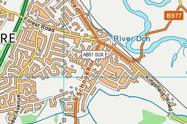 AB51 0UX map - OS VectorMap District (Ordnance Survey) AB51 0UX map - OS VectorMap District (Ordnance Survey)