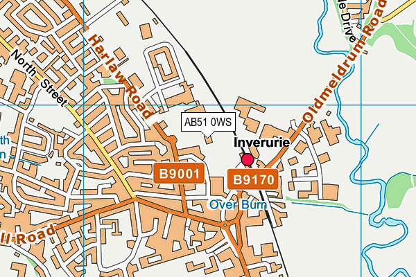 AB51 0WS map - OS VectorMap District (Ordnance Survey) AB51 0WS map - OS VectorMap District (Ordnance Survey)
