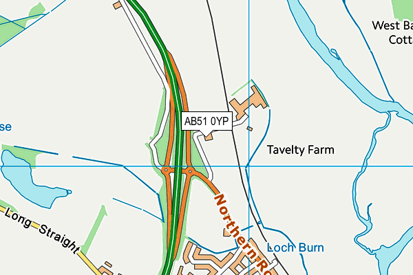 AB51 0YP map - OS VectorMap District (Ordnance Survey) AB51 0YP map - OS VectorMap District (Ordnance Survey)