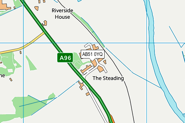 AB51 0YQ map - OS VectorMap District (Ordnance Survey) AB51 0YQ map - OS VectorMap District (Ordnance Survey)