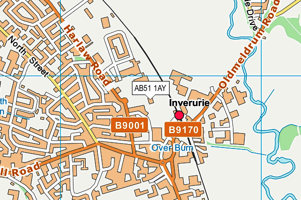 AB51 1AY map - OS VectorMap District (Ordnance Survey) AB51 1AY map - OS VectorMap District (Ordnance Survey)