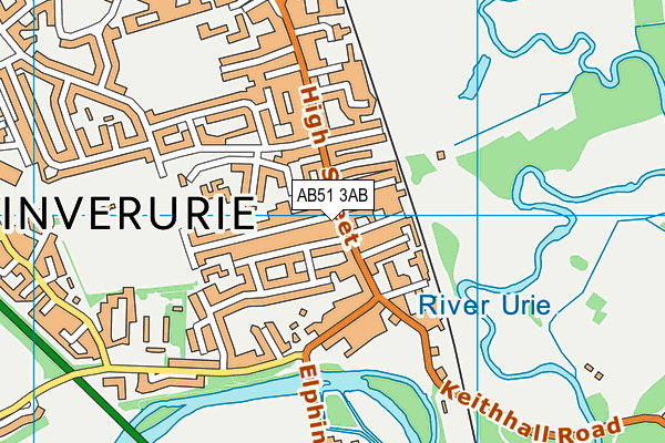 AB51 3AB map - OS VectorMap District (Ordnance Survey) AB51 3AB map - OS VectorMap District (Ordnance Survey)