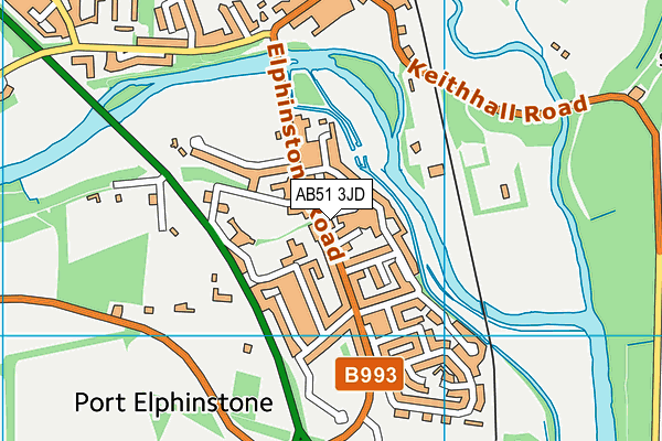 AB51 3JD map - OS VectorMap District (Ordnance Survey) AB51 3JD map - OS VectorMap District (Ordnance Survey)