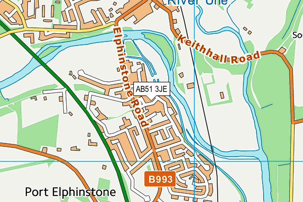 AB51 3JE map - OS VectorMap District (Ordnance Survey) AB51 3JE map - OS VectorMap District (Ordnance Survey)