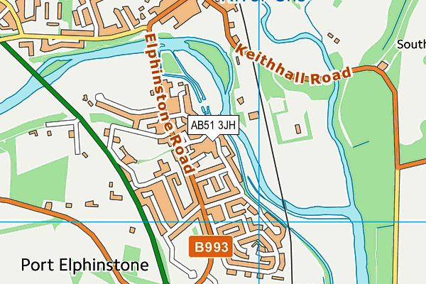 AB51 3JH map - OS VectorMap District (Ordnance Survey) AB51 3JH map - OS VectorMap District (Ordnance Survey)