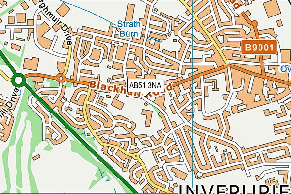 AB51 3NA map - OS VectorMap District (Ordnance Survey) AB51 3NA map - OS VectorMap District (Ordnance Survey)