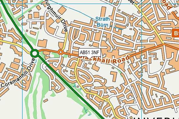 AB51 3NF map - OS VectorMap District (Ordnance Survey) AB51 3NF map - OS VectorMap District (Ordnance Survey)