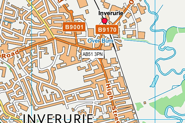AB51 3PN map - OS VectorMap District (Ordnance Survey) AB51 3PN map - OS VectorMap District (Ordnance Survey)