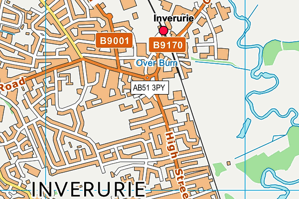 AB51 3PY map - OS VectorMap District (Ordnance Survey) AB51 3PY map - OS VectorMap District (Ordnance Survey)