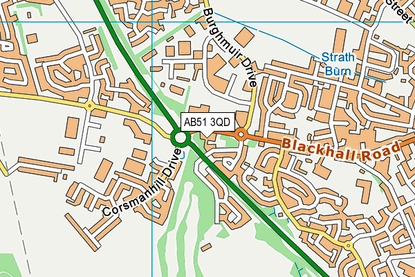 AB51 3QD map - OS VectorMap District (Ordnance Survey) AB51 3QD map - OS VectorMap District (Ordnance Survey)