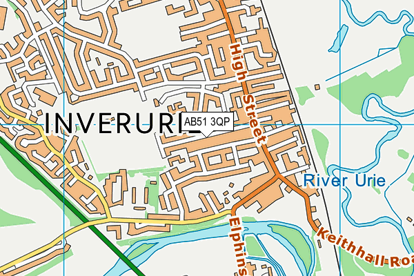 AB51 3QP map - OS VectorMap District (Ordnance Survey) AB51 3QP map - OS VectorMap District (Ordnance Survey)