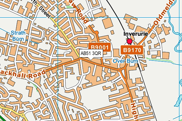 AB51 3QR map - OS VectorMap District (Ordnance Survey) AB51 3QR map - OS VectorMap District (Ordnance Survey)