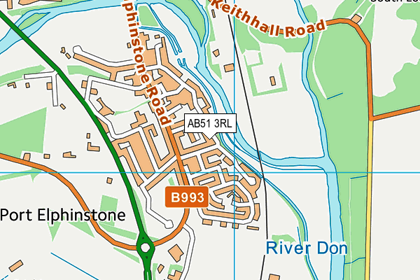 AB51 3RL map - OS VectorMap District (Ordnance Survey) AB51 3RL map - OS VectorMap District (Ordnance Survey)