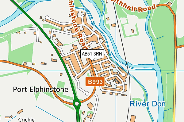 AB51 3RN map - OS VectorMap District (Ordnance Survey) AB51 3RN map - OS VectorMap District (Ordnance Survey)