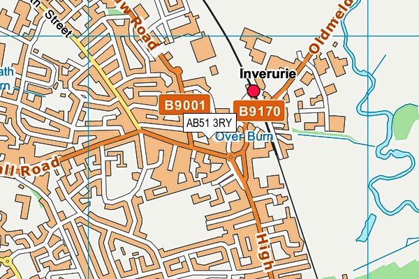 AB51 3RY map - OS VectorMap District (Ordnance Survey) AB51 3RY map - OS VectorMap District (Ordnance Survey)