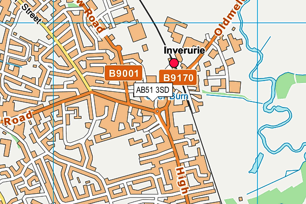 AB51 3SD map - OS VectorMap District (Ordnance Survey) AB51 3SD map - OS VectorMap District (Ordnance Survey)