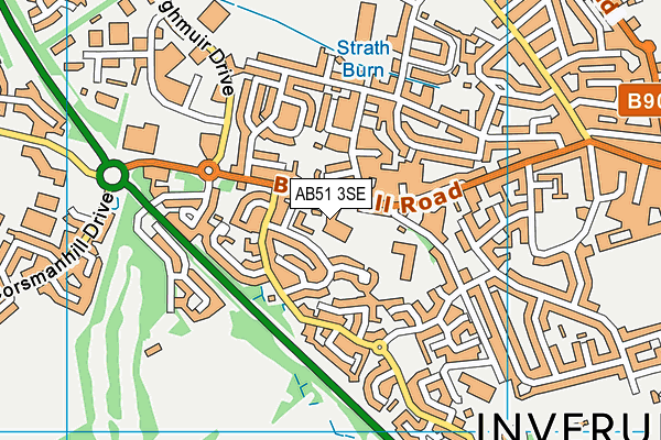 AB51 3SE map - OS VectorMap District (Ordnance Survey) AB51 3SE map - OS VectorMap District (Ordnance Survey)